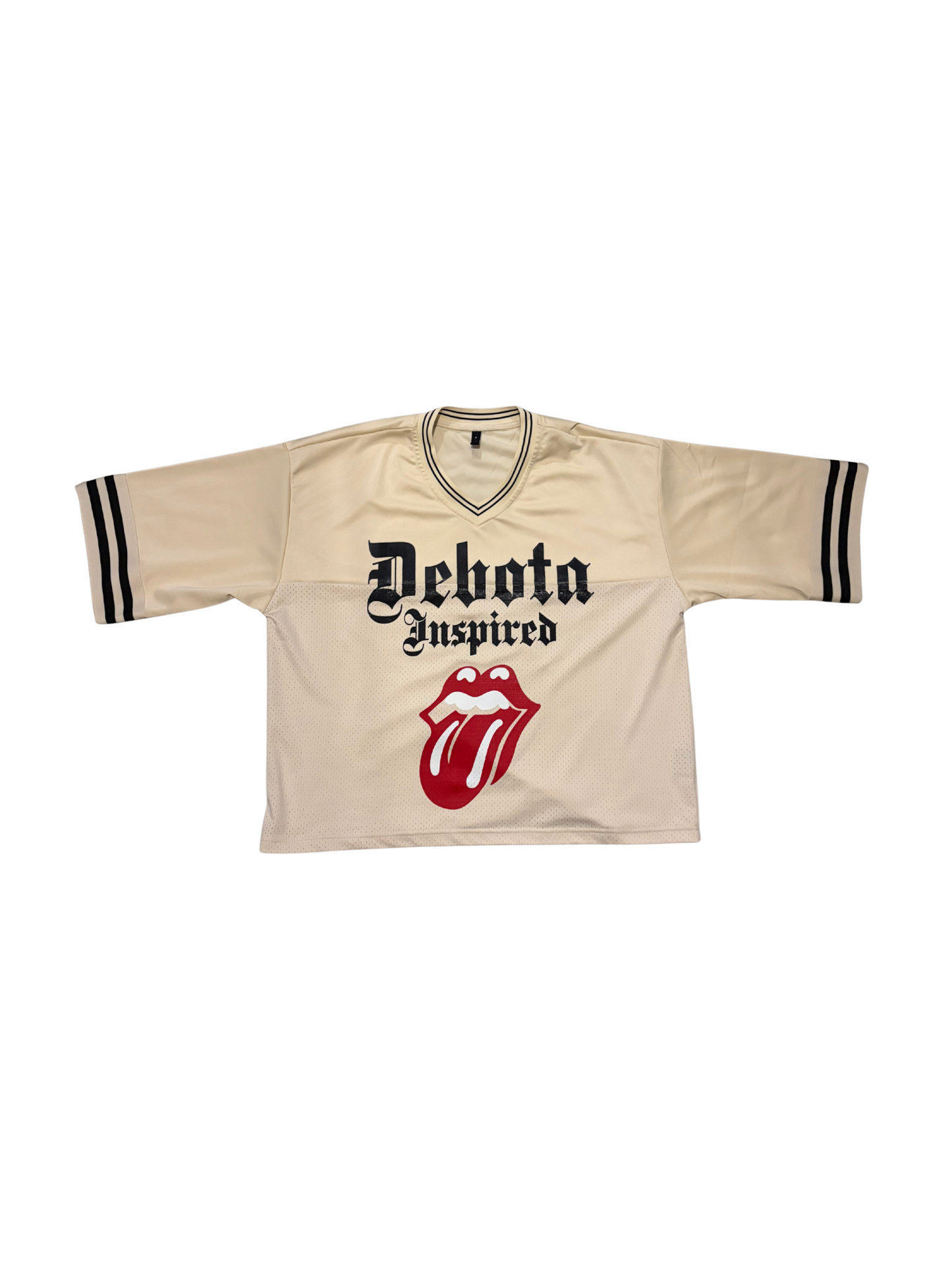 Rolling Stone/Dēbotā Inspired Cream Jersey